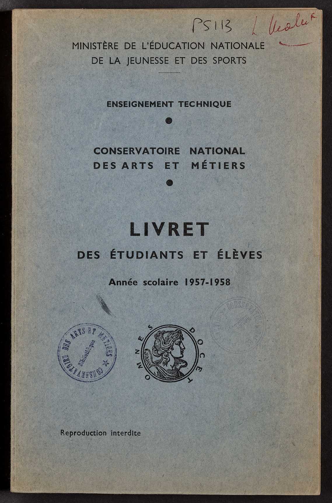 Page de titre du P5113.23