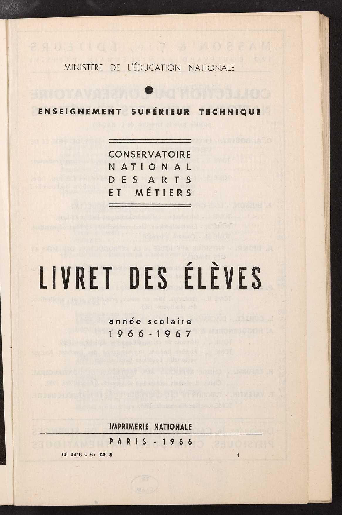 Page de titre du P5113.32