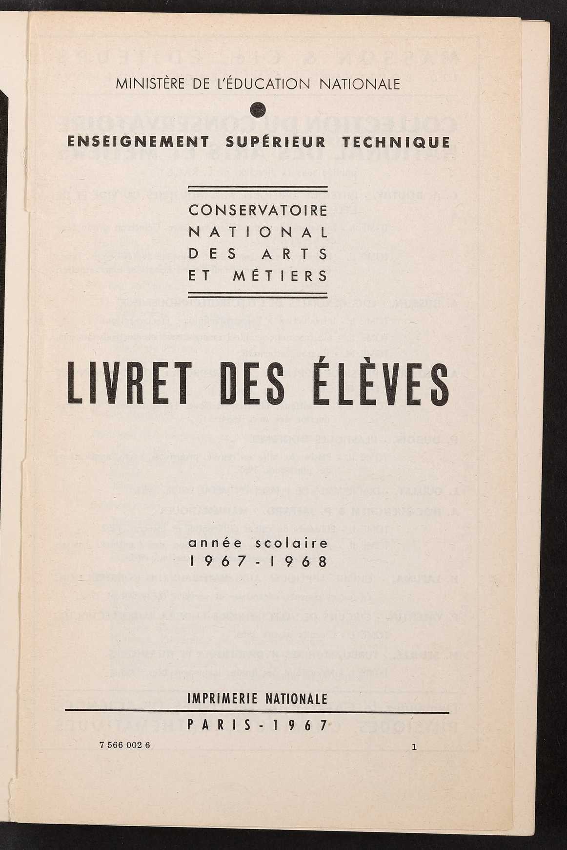 Page de titre du P5113.33