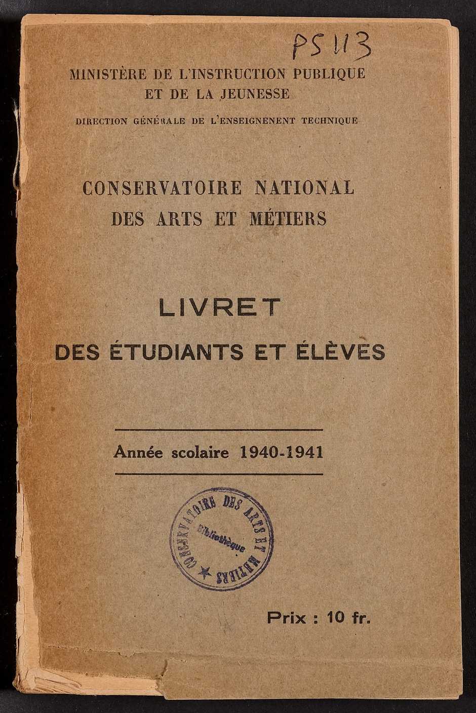 Page de titre du P5113.6