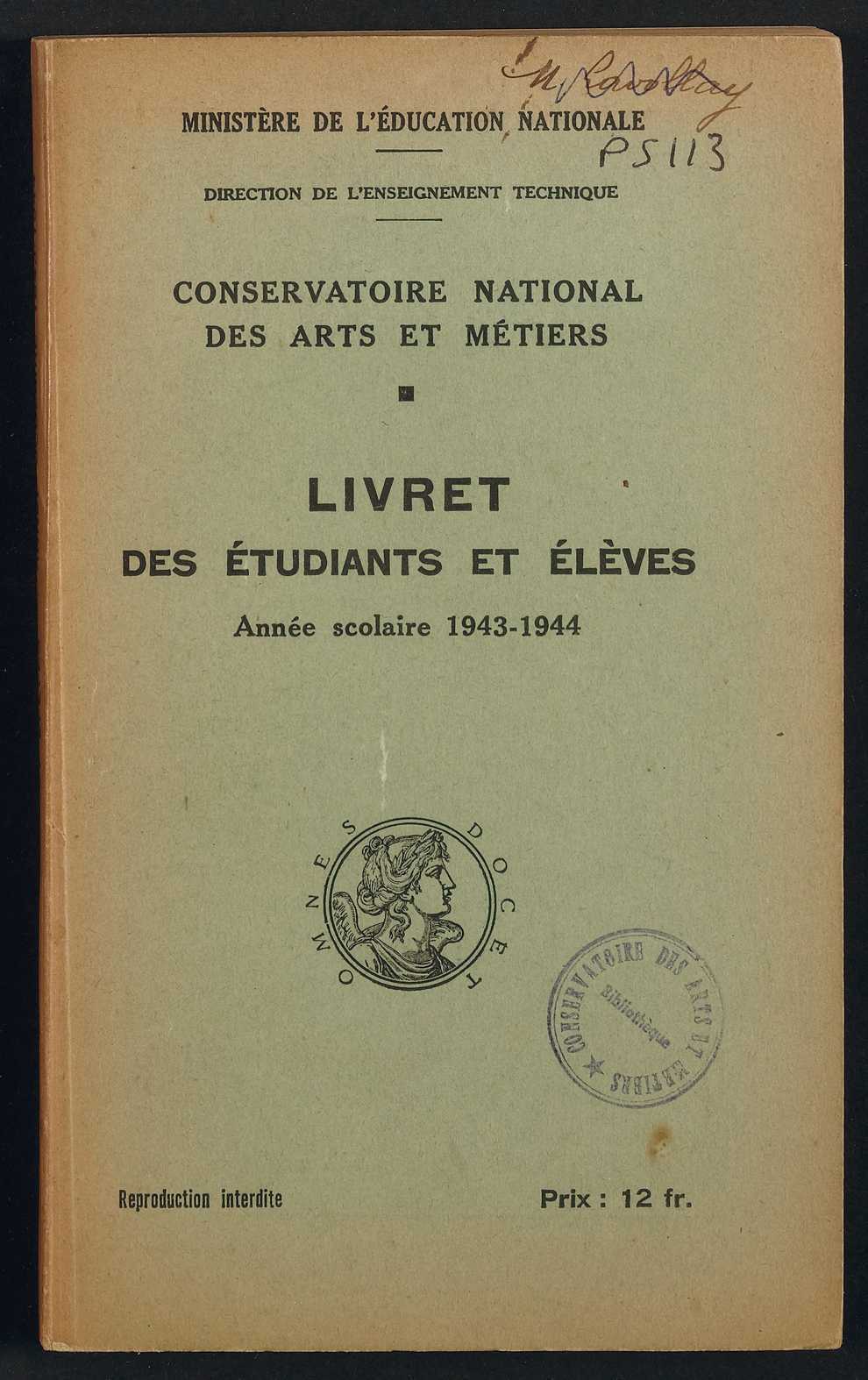 Page de titre du P5113.9