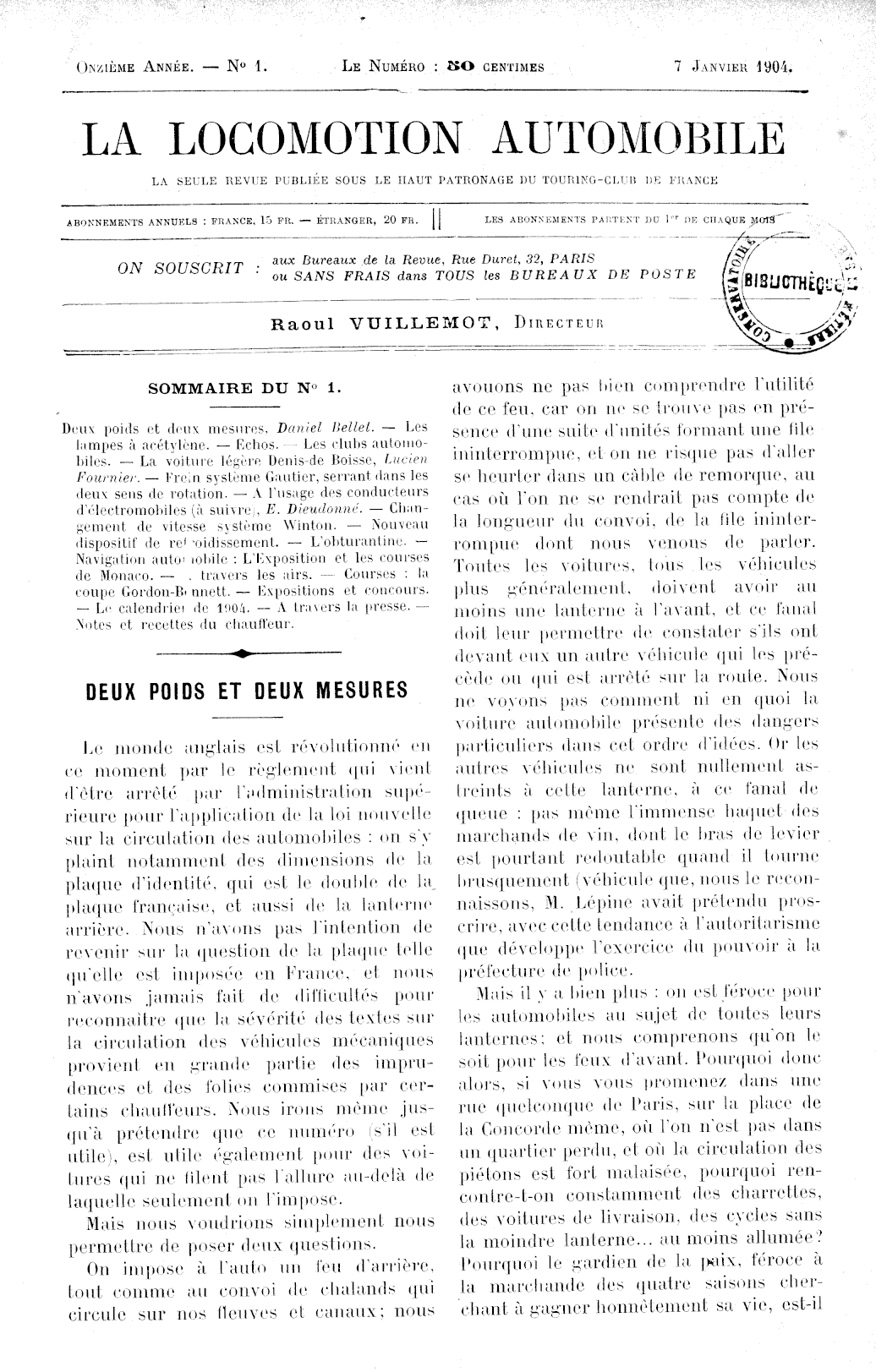 Page de titre du P807.11