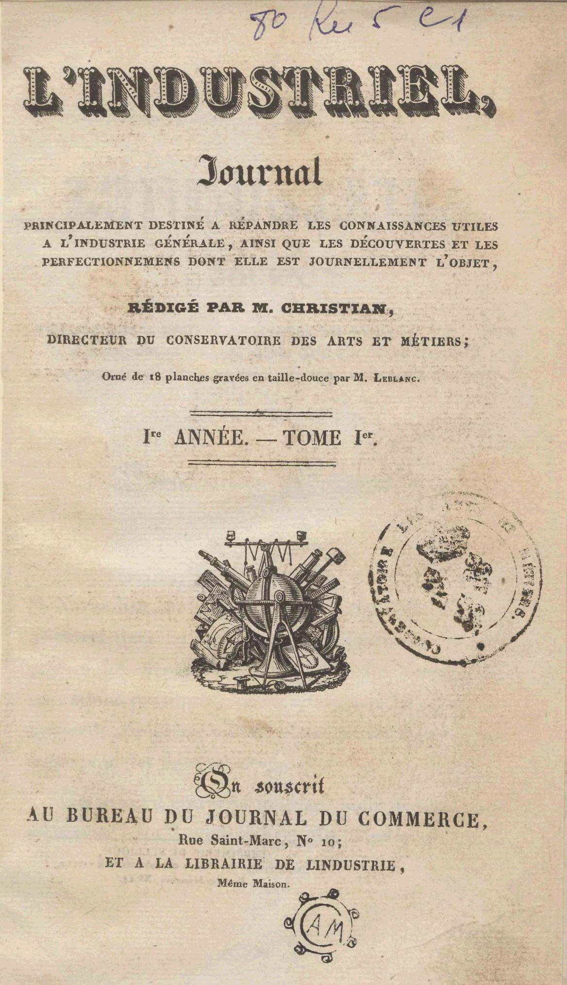 Page de titre du P905.1