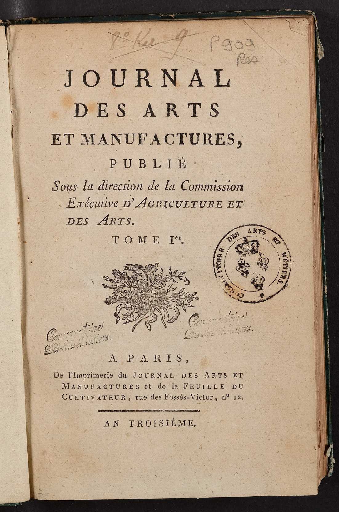 Page de titre du P909RES.1