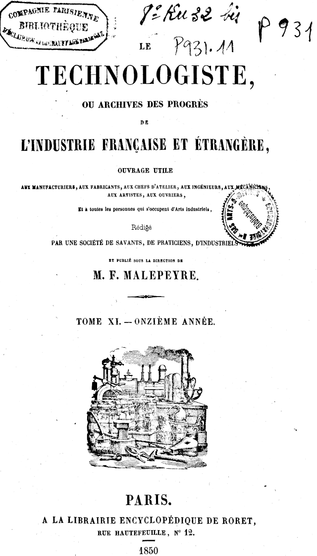 Page de titre du P931.11