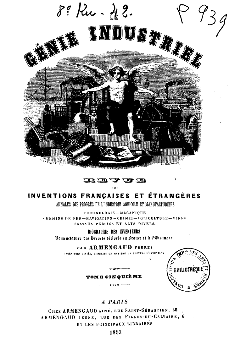 Page de titre du P939.5