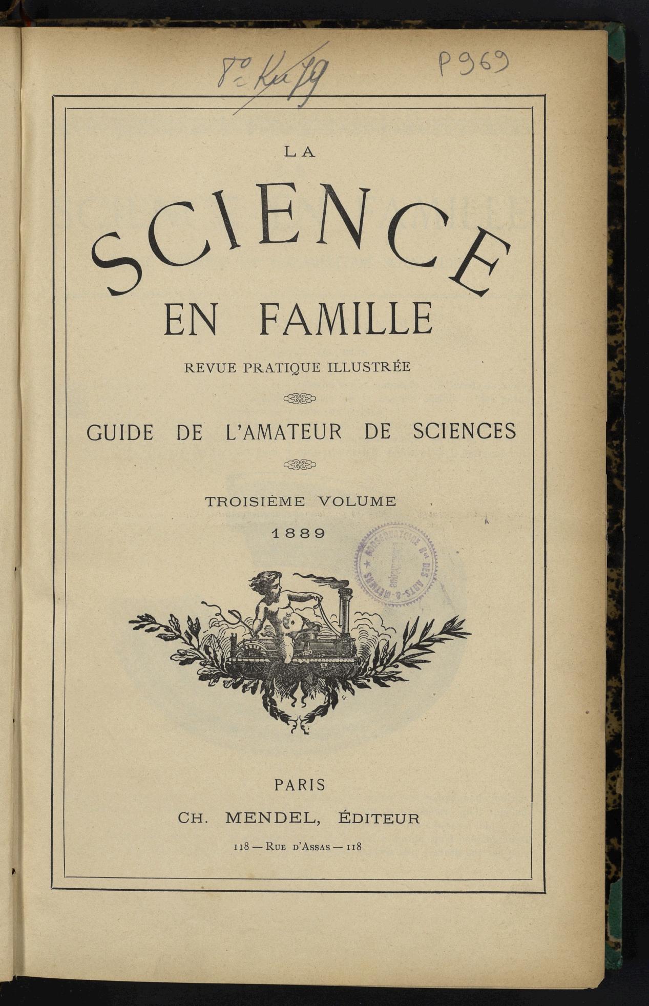 Page de titre du P969.3