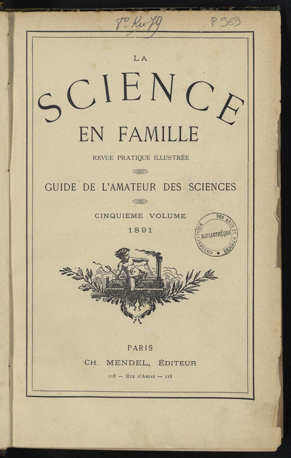 Page de titre du P969.5