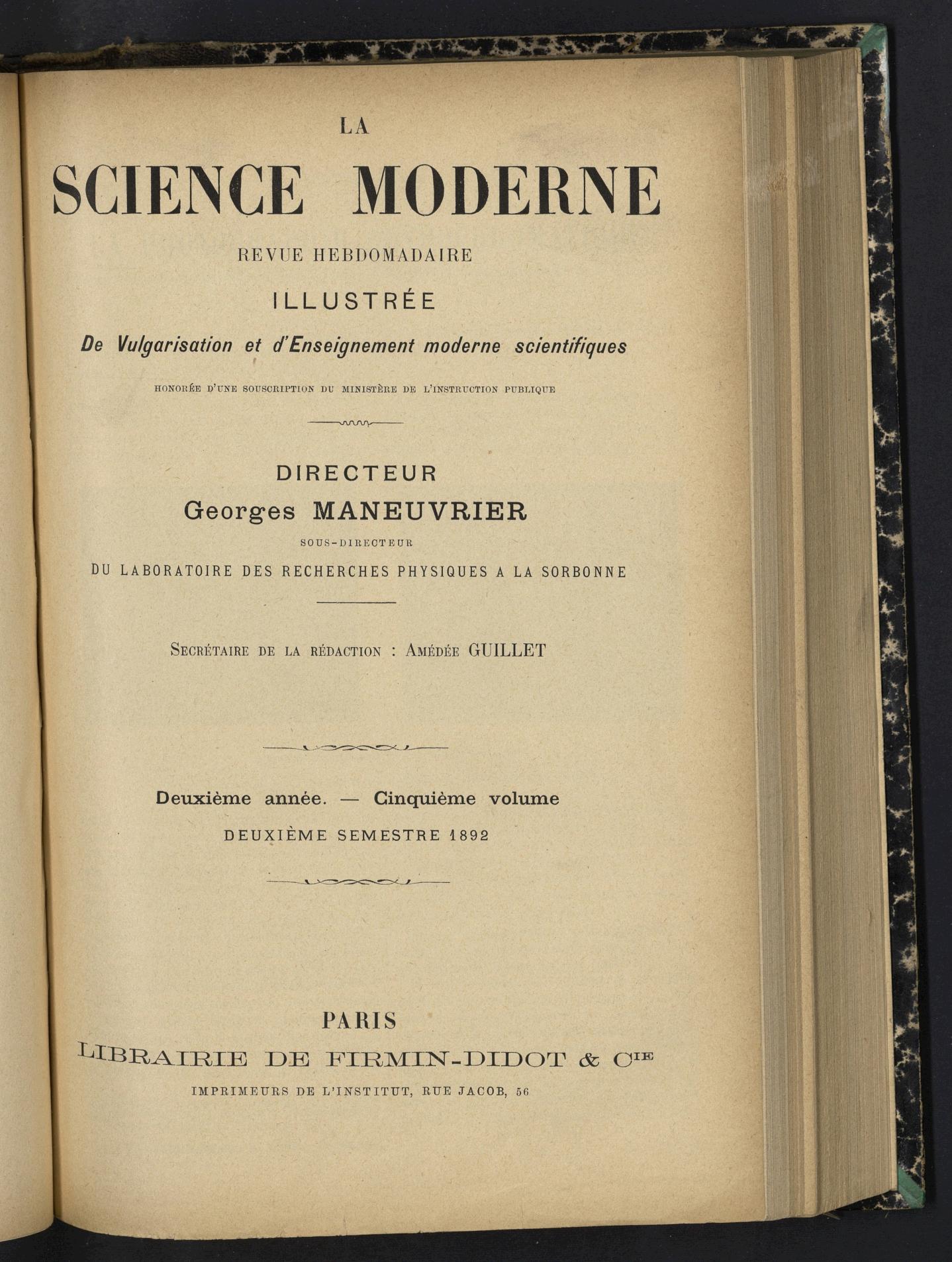 Page de titre du P976.5