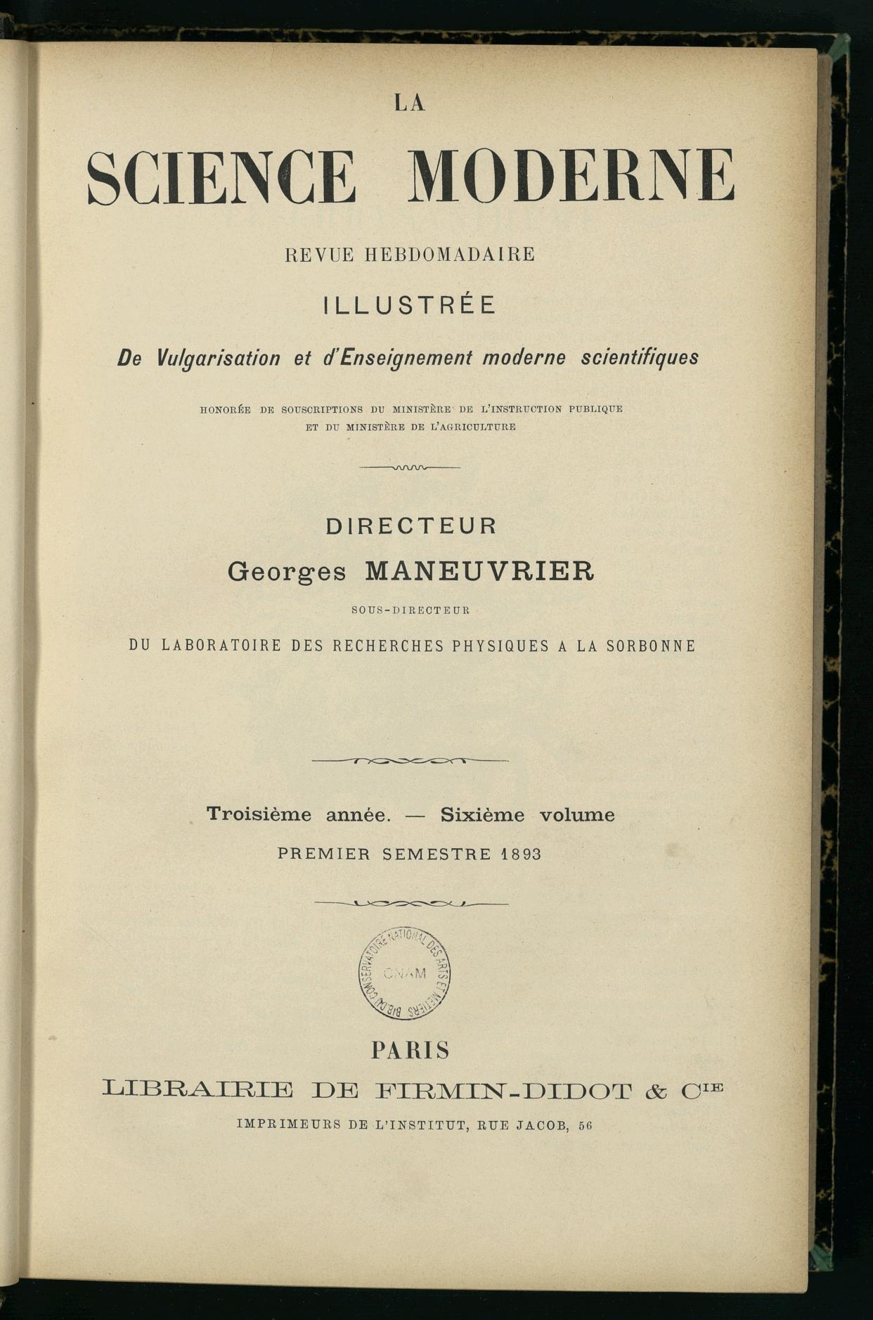 Page de titre du P976.6