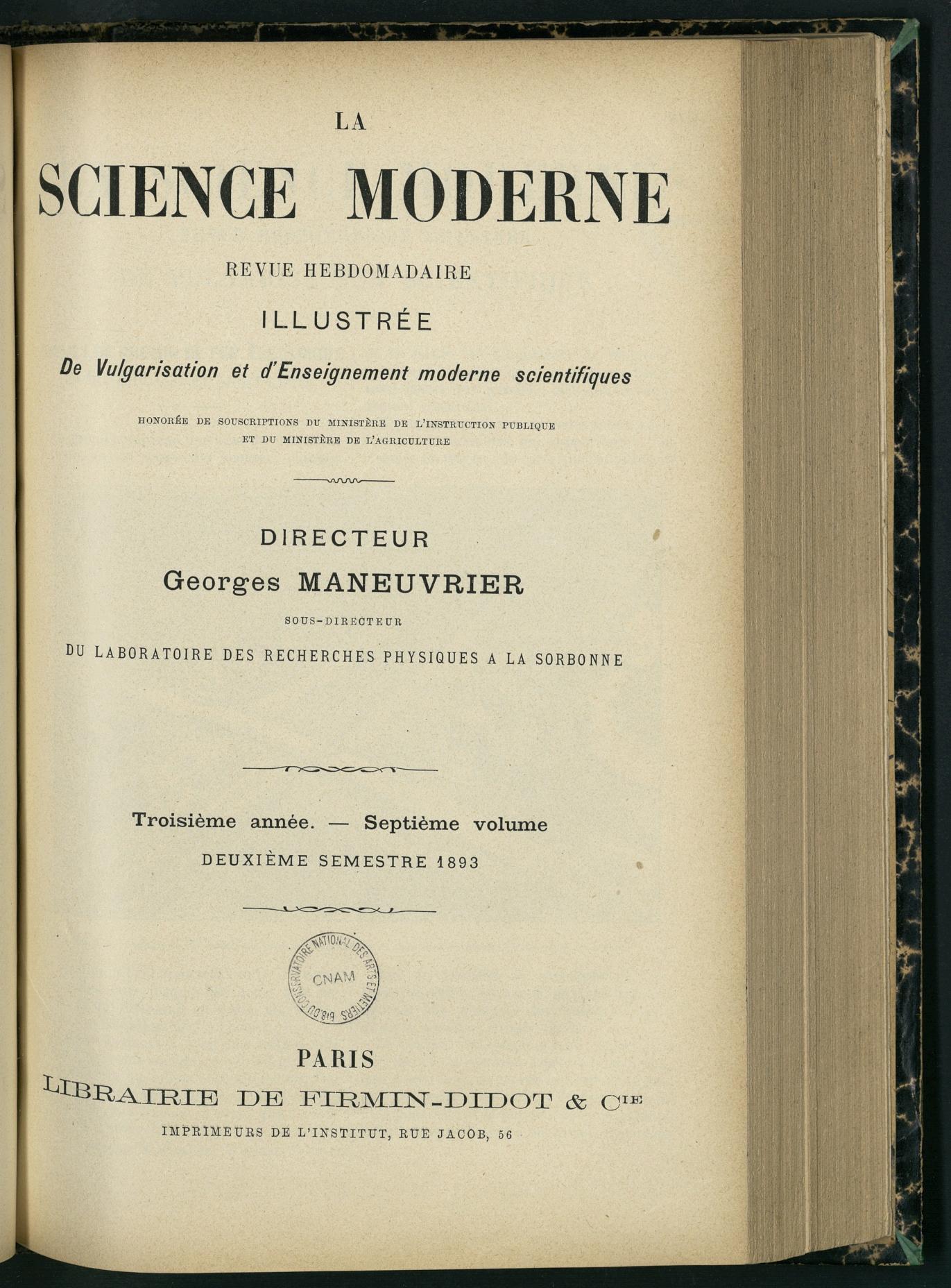 Page de titre du P976.7