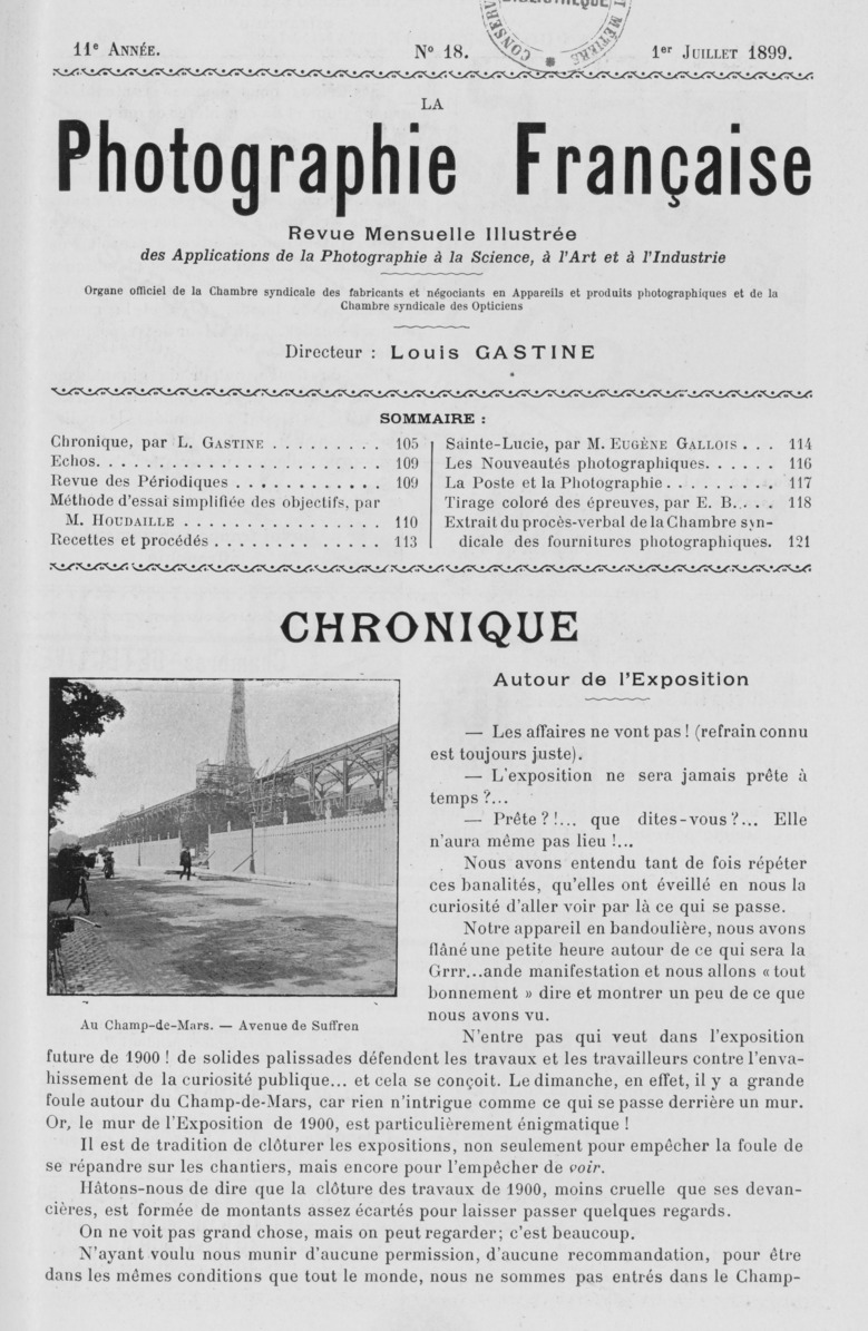 Page de titre du P980.18
