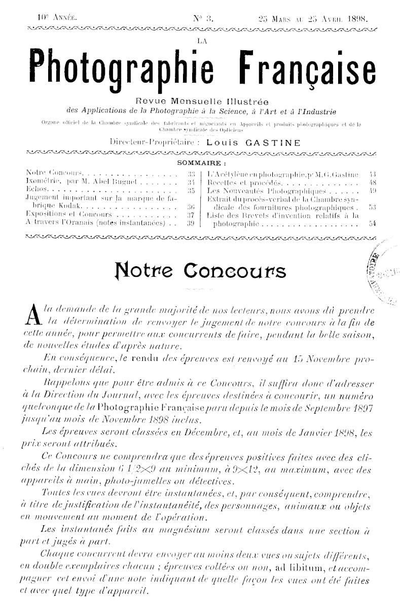 Page de titre du P980.3