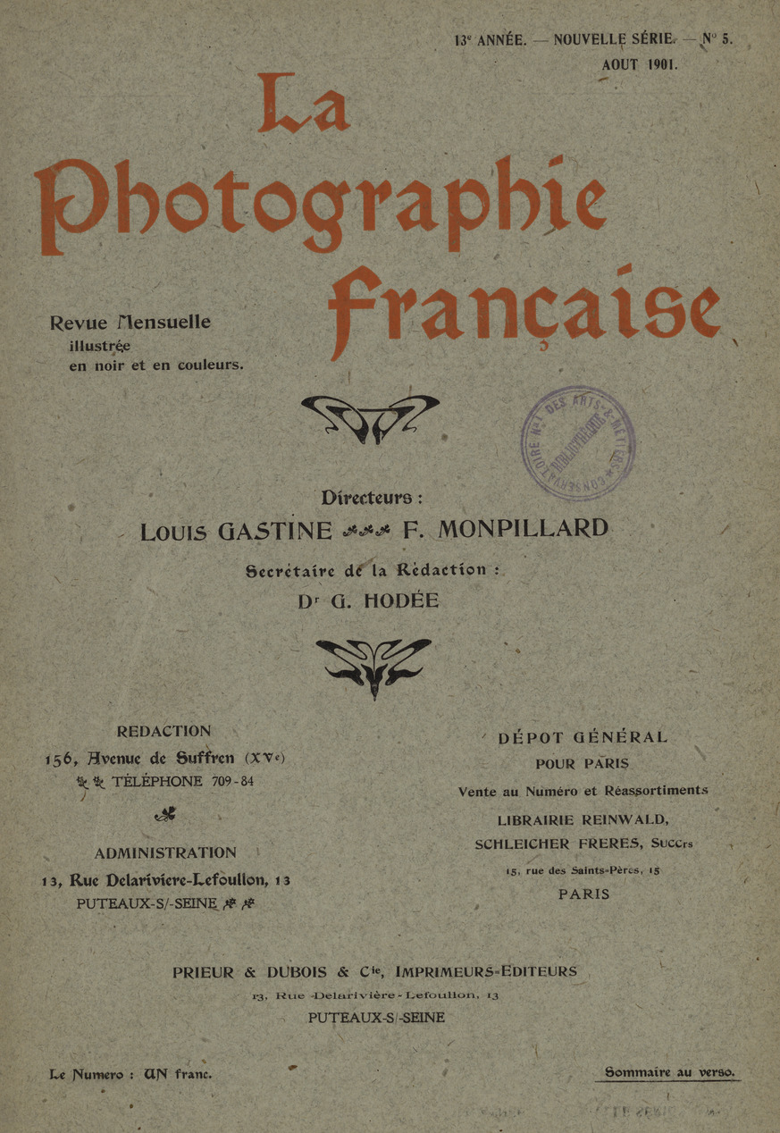 Page de titre du P980.43