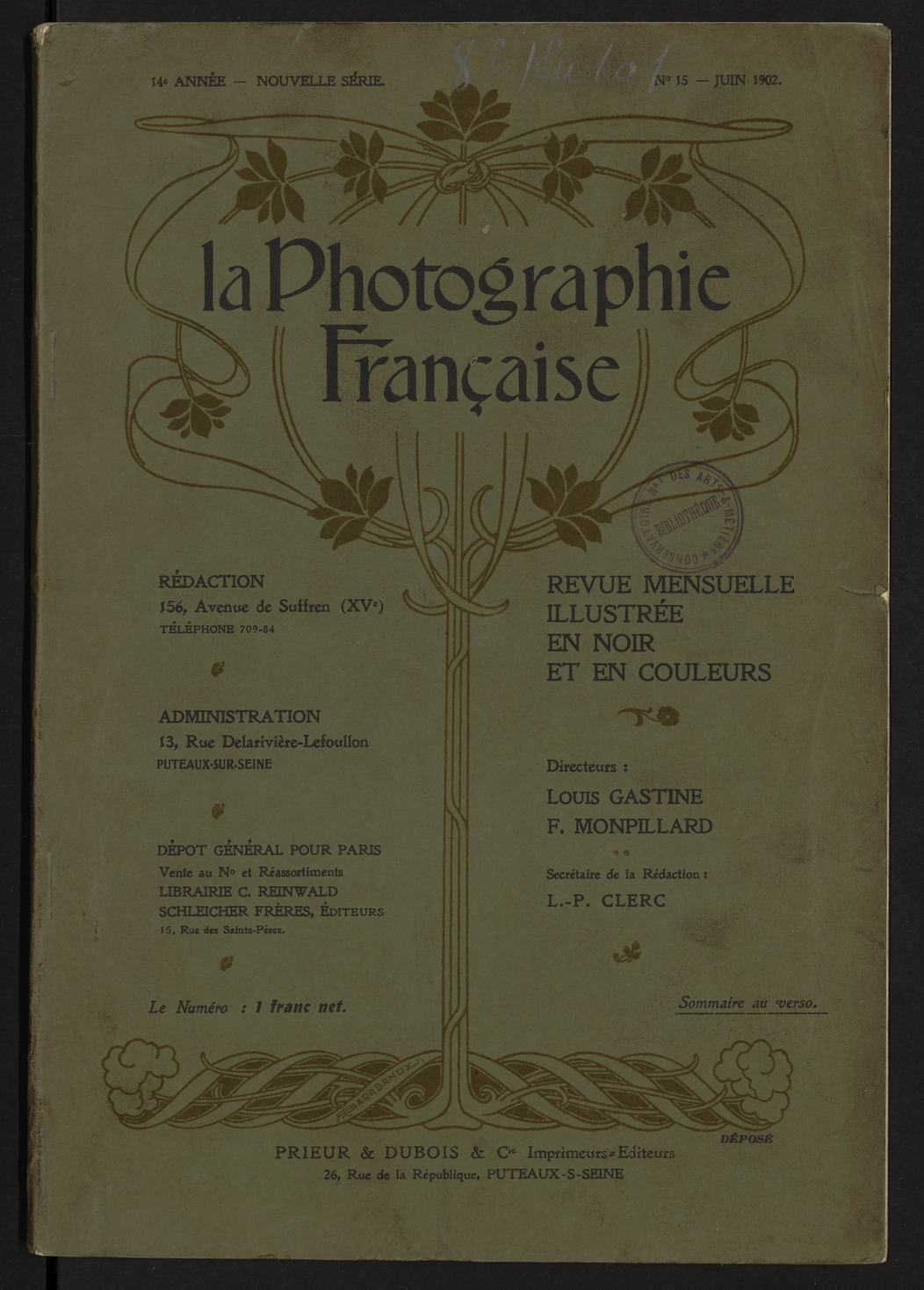 Page de titre du P980.53