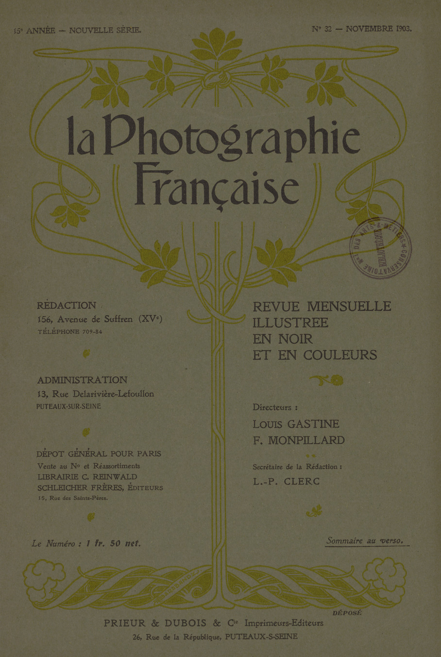 Page de titre du P980.70