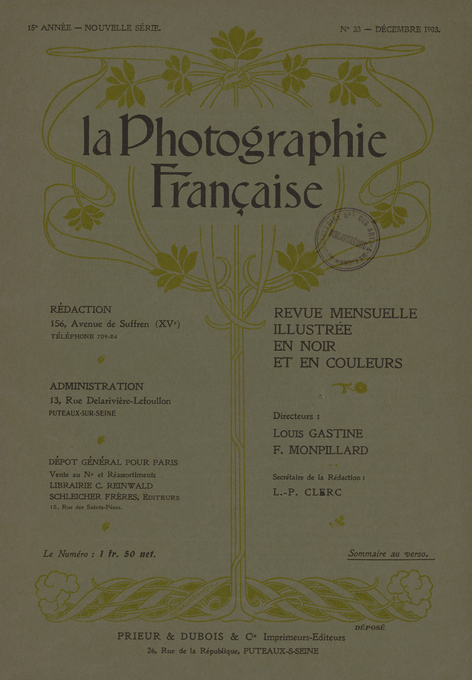 Page de titre du P980.71