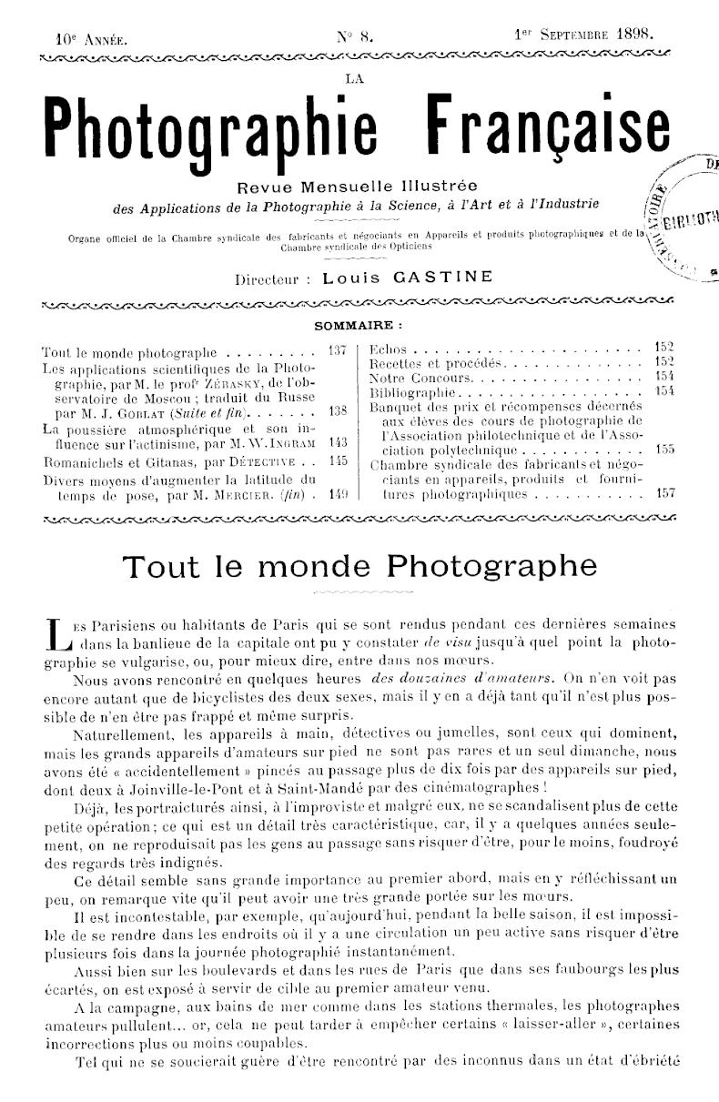Page de titre du P980.8