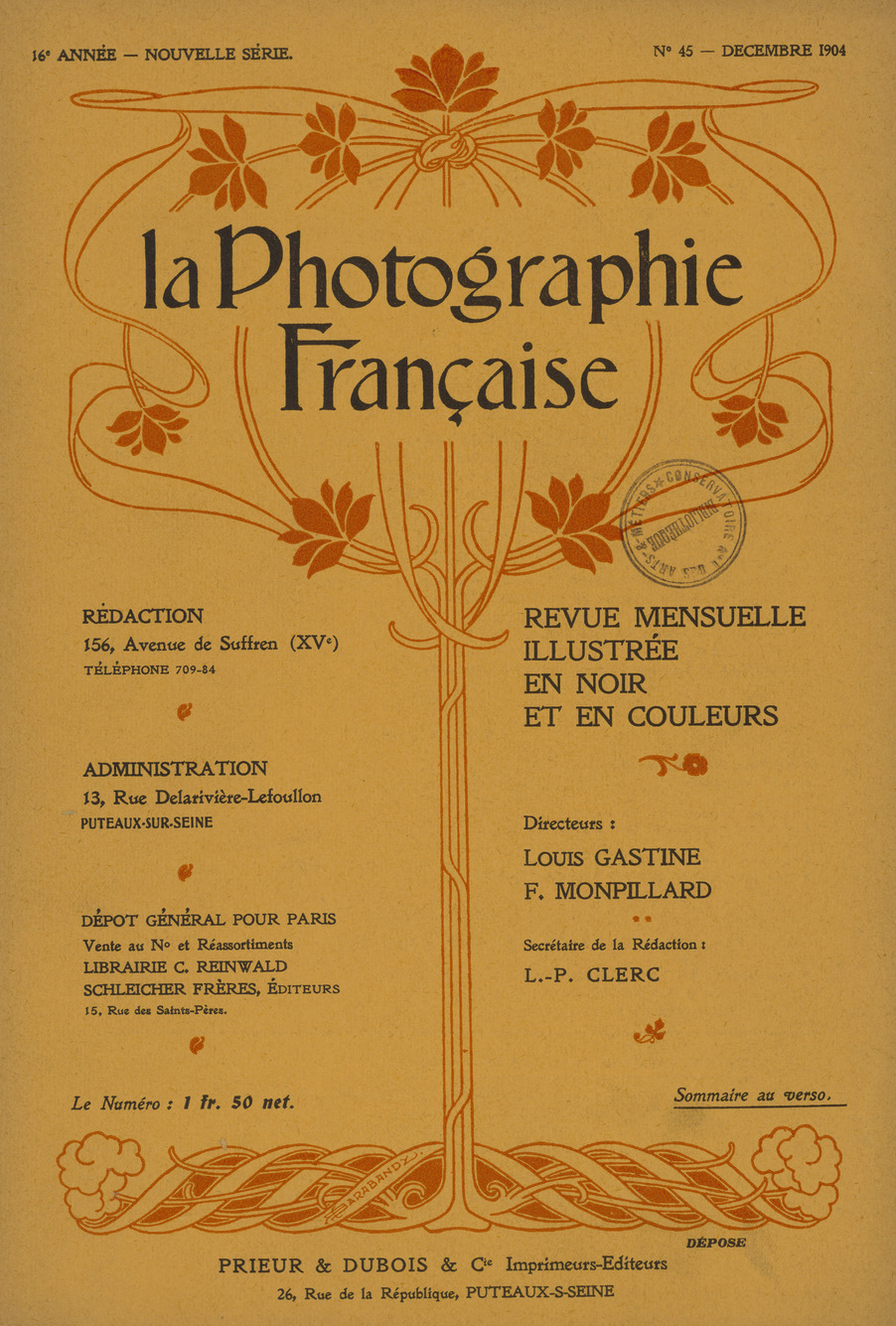 Page de titre du P980.83
