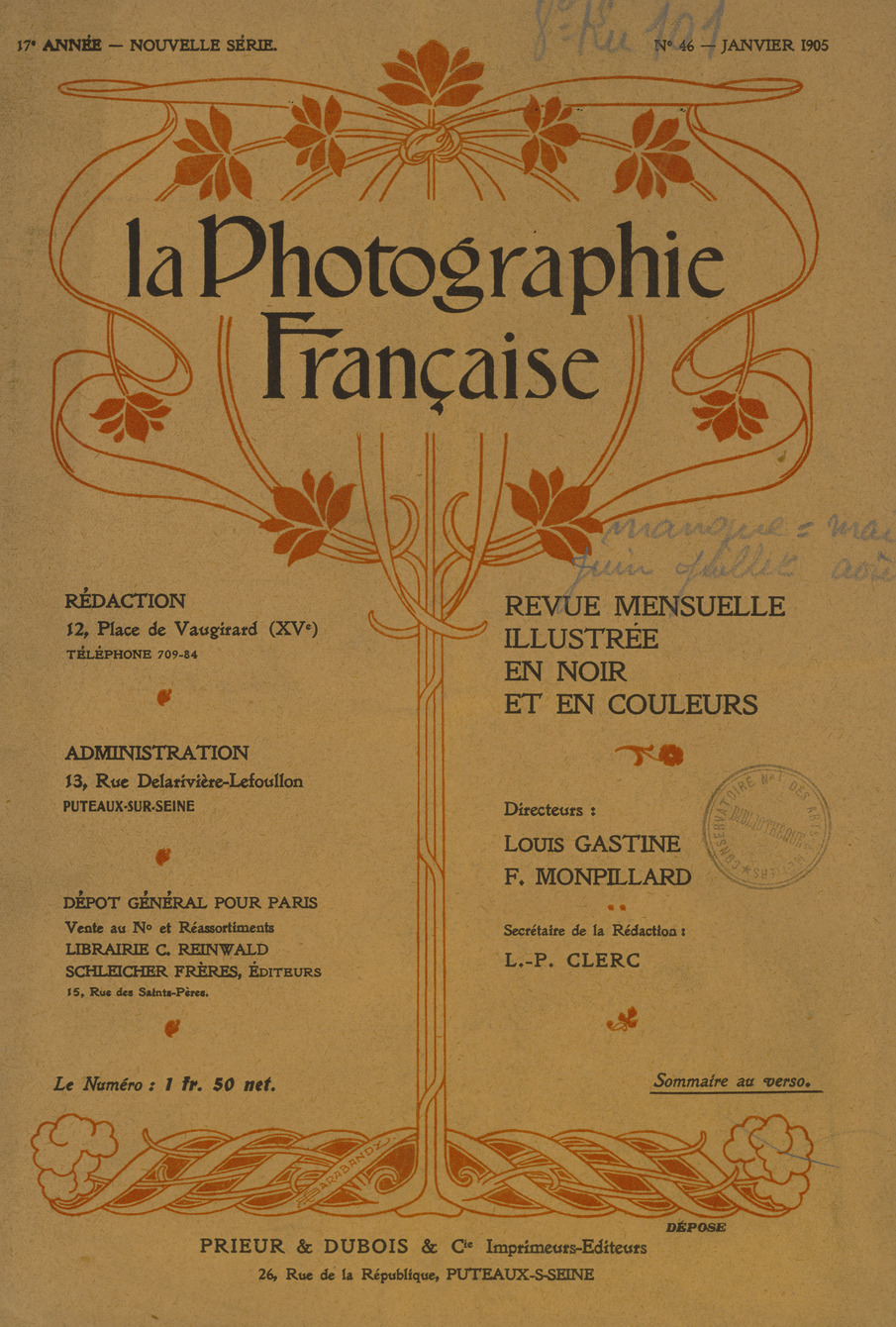 Page de titre du P980.84