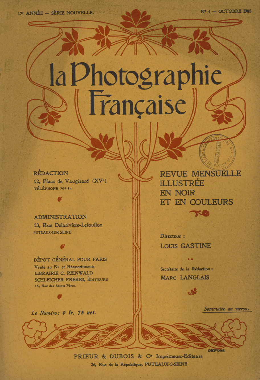 Page de titre du P980.89