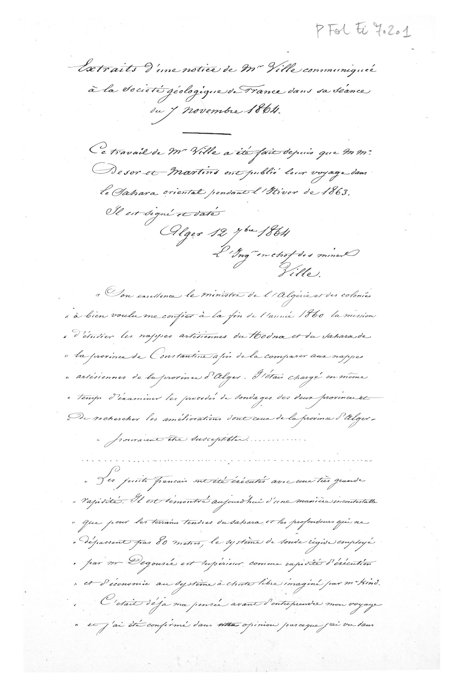 Page de titre du PFFI7.2.1