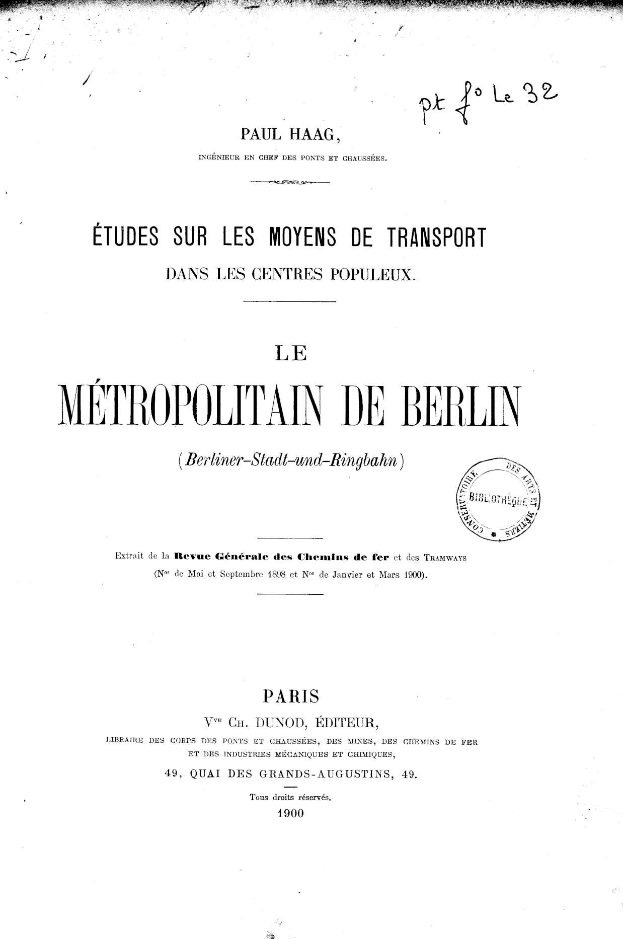 Page de titre du PTFLE32