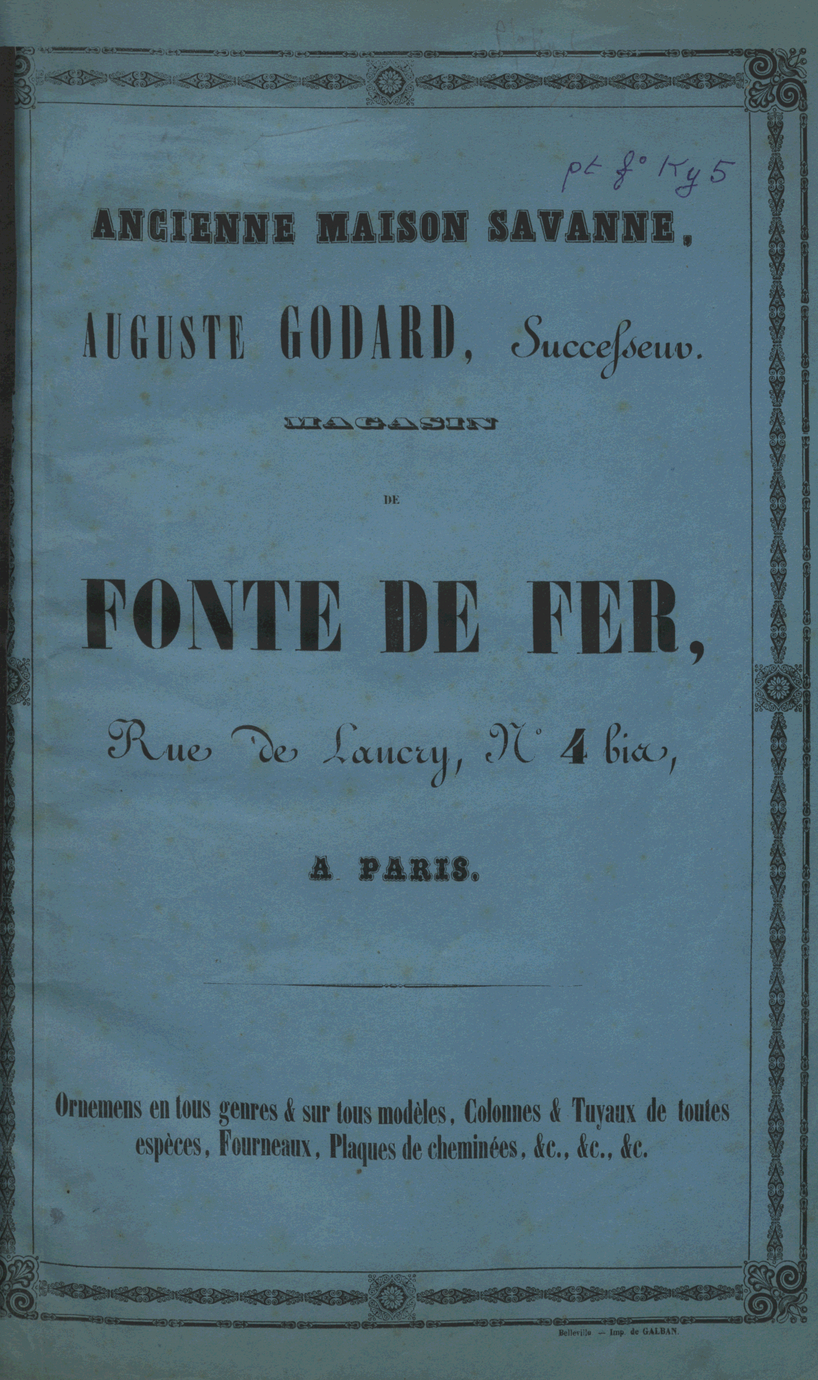 Page de titre du PTFOLKY5