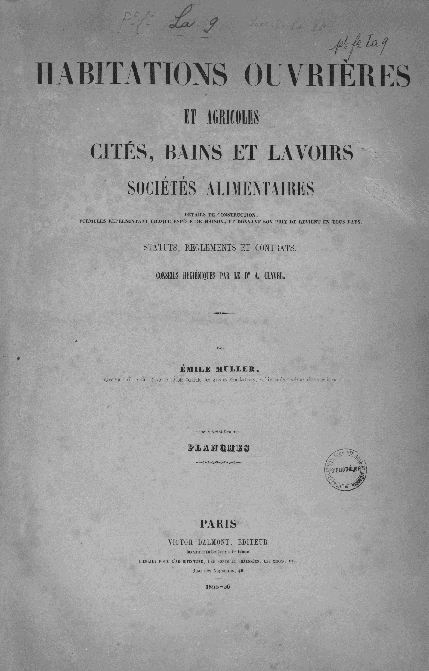 Page de titre du PTFOLLA9