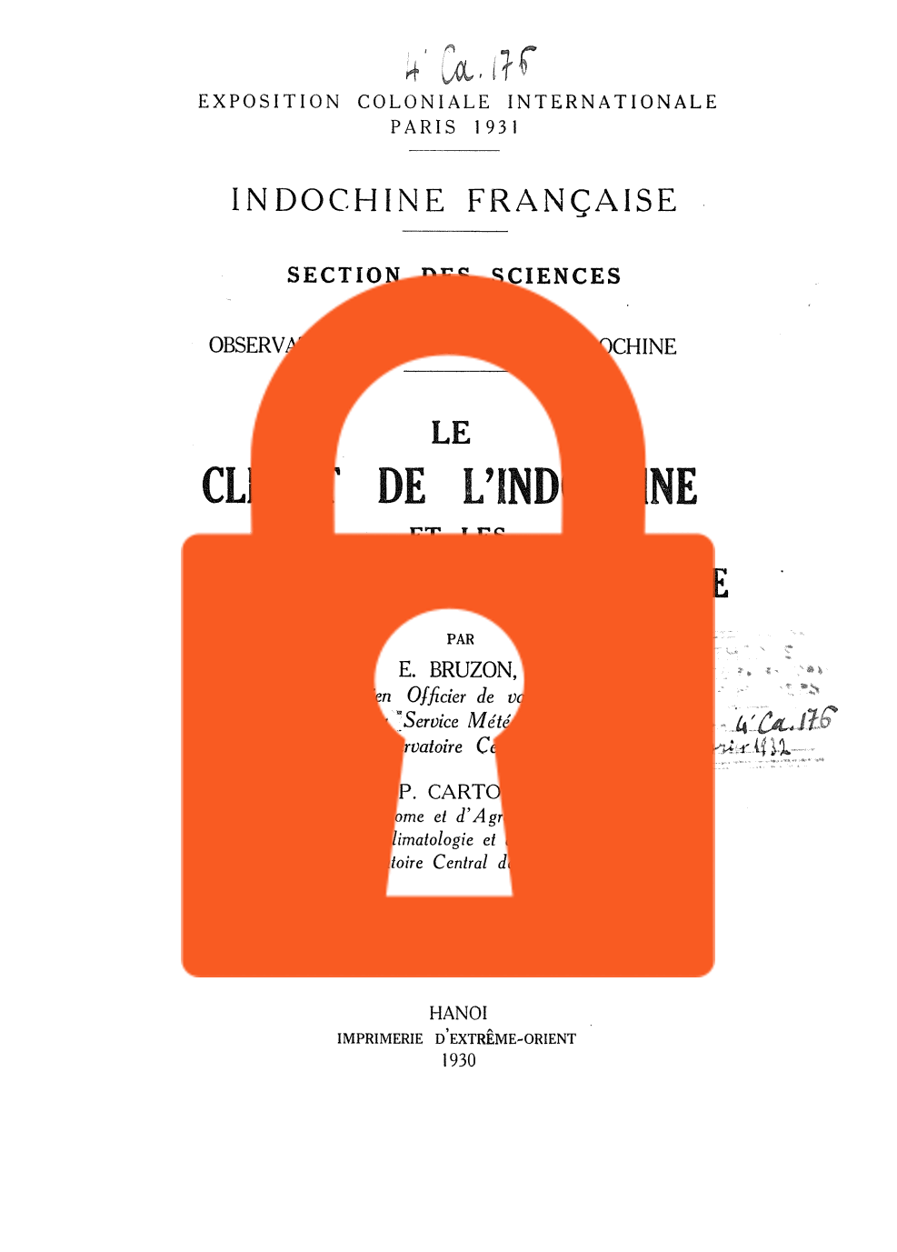 Page de titre du 4CA176