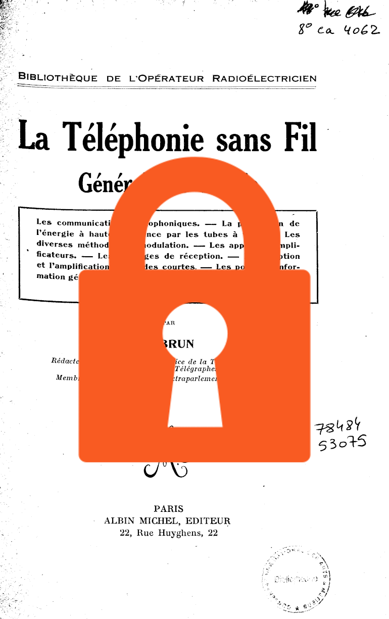 Page de titre du 8CA4062