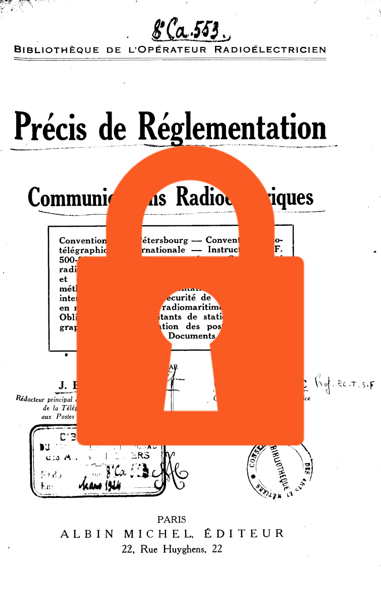 Page de titre du 8CA553