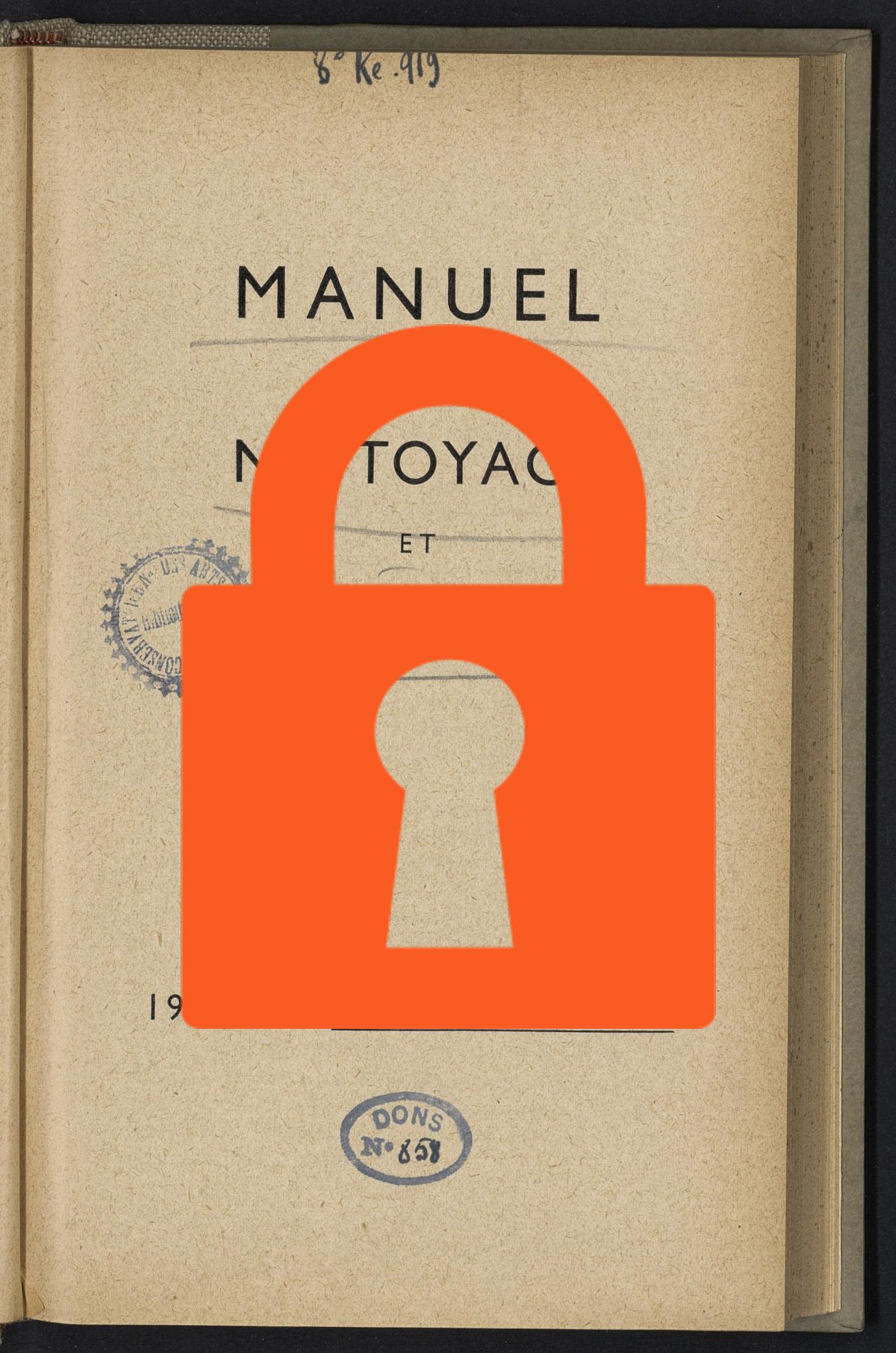 Page de titre du 8KE919