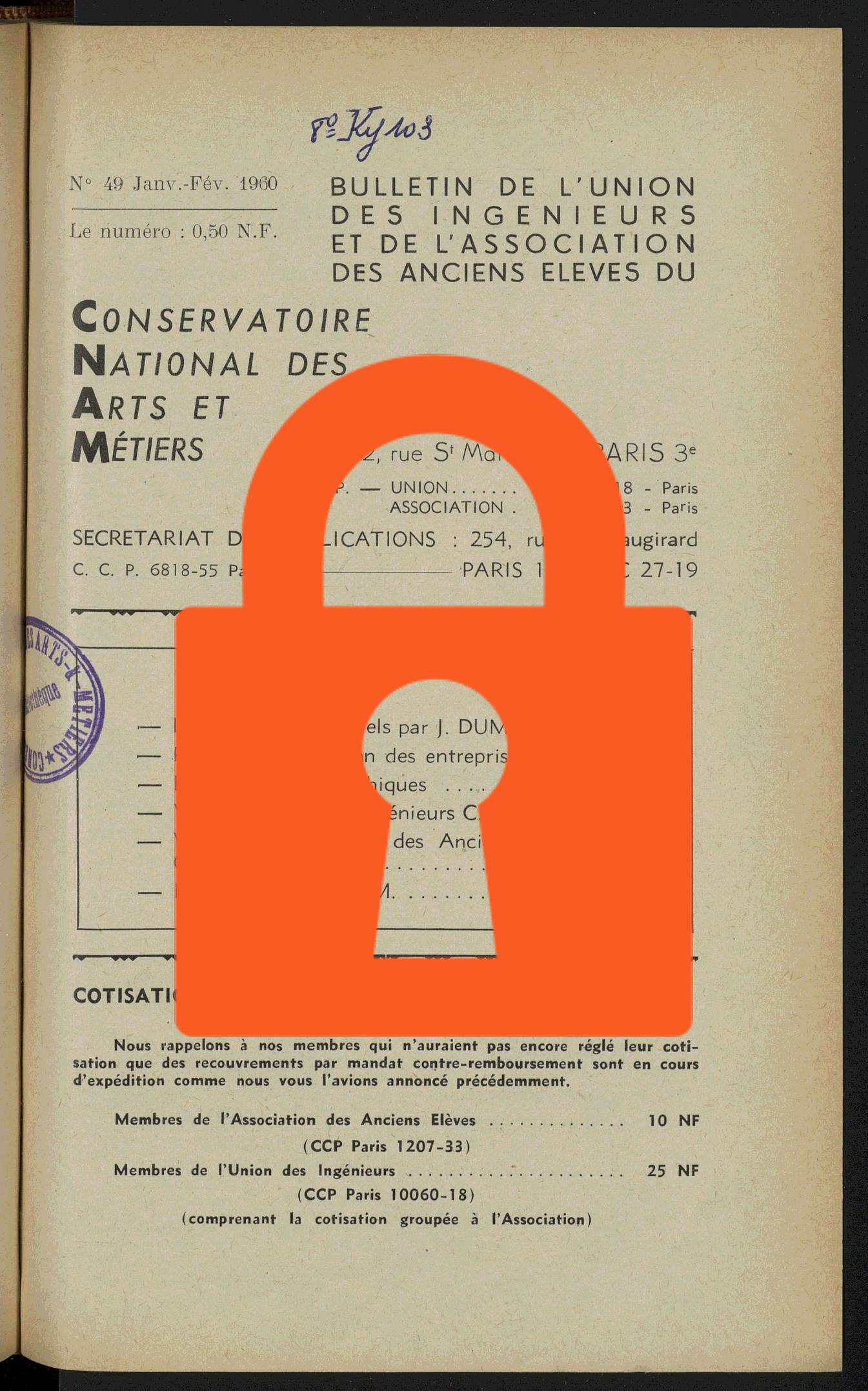 Page de titre du 8KY103-D.48