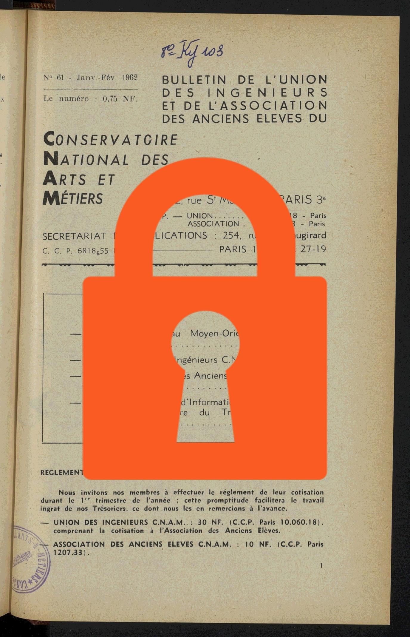 Page de titre du 8KY103-D.60