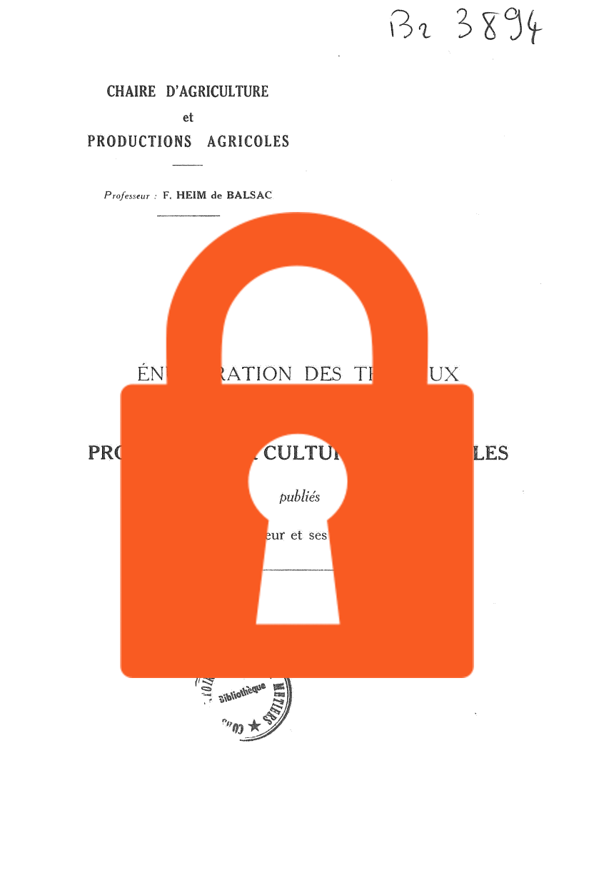 Page de titre du BR3894