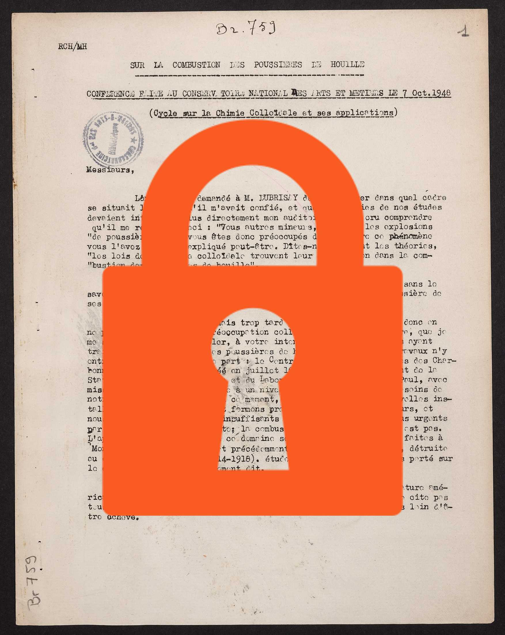 Page de titre du BR759