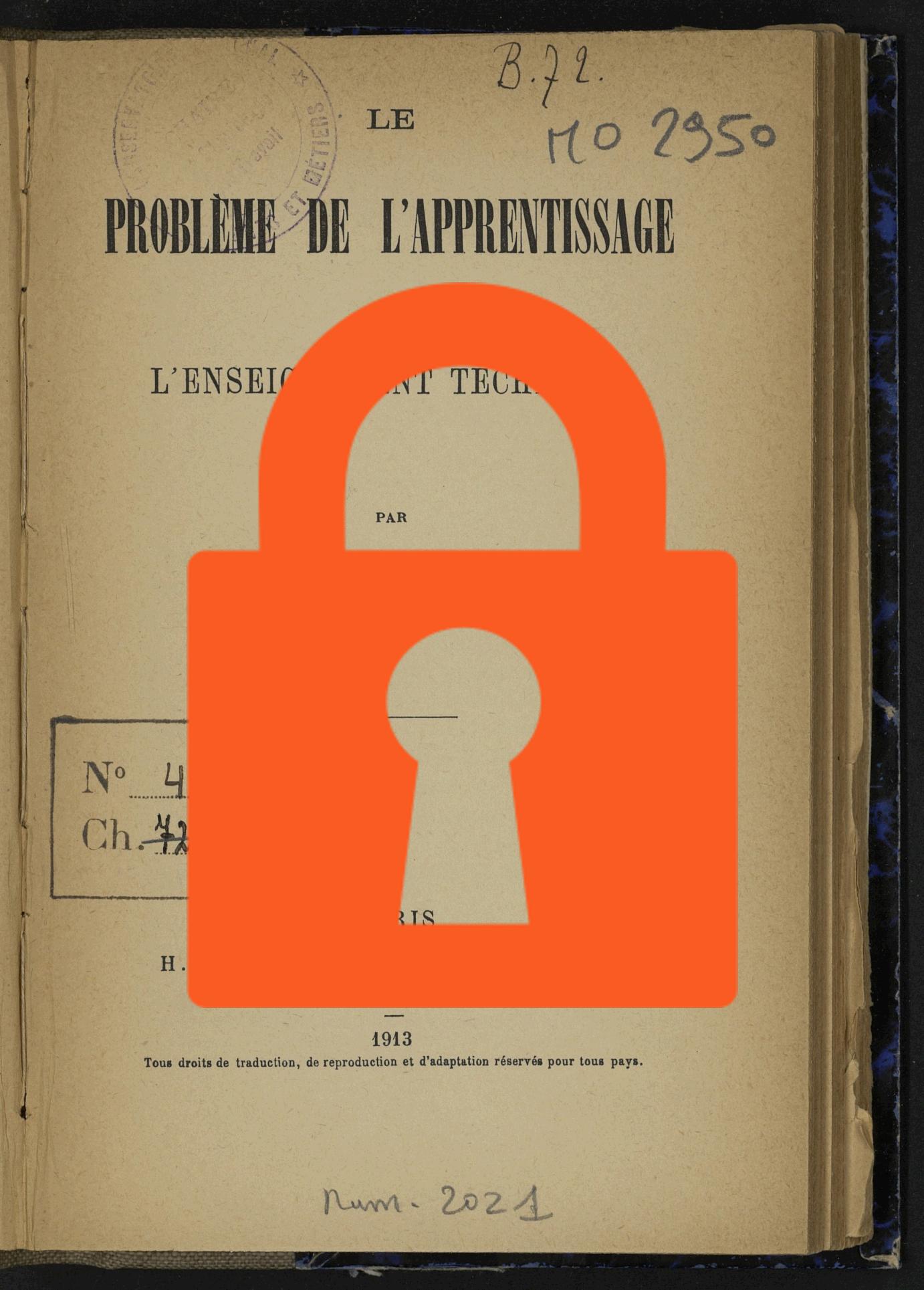 Page de titre du GLMO2950