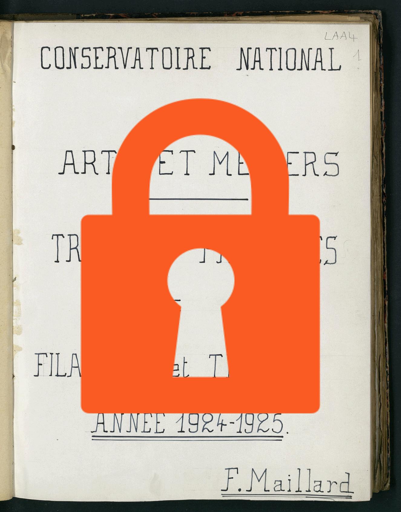 Page de titre du LAA4