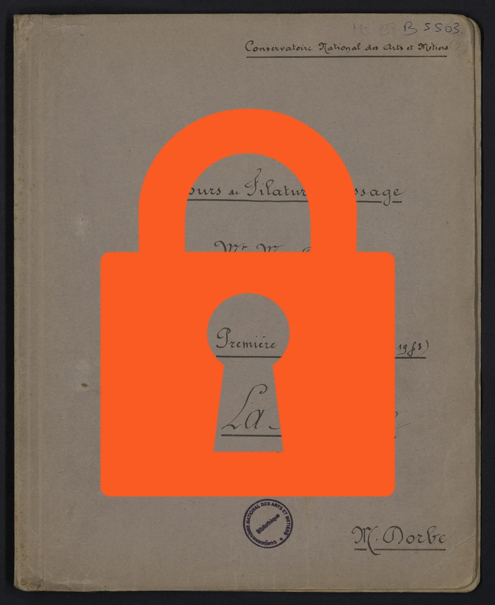 Page de titre du MS198.2